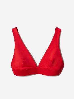 The Triangle Bikini Top | Bright Red
