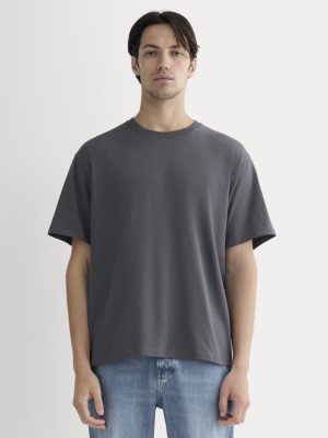 The Premium-Weight Relaxed Crew | Uniform | Graphite