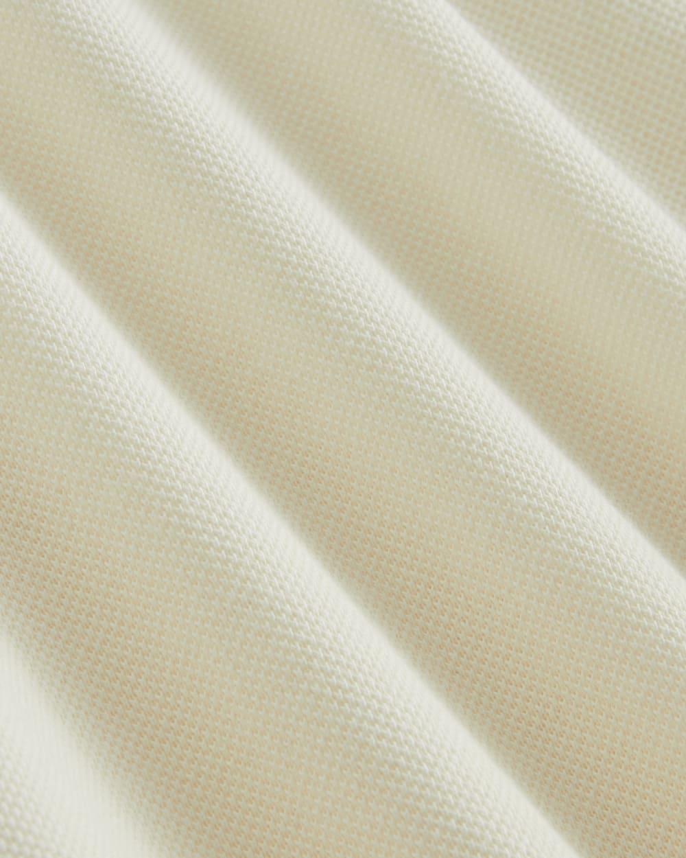 The Long-Sleeve Pique Polo | Bone - Image 6