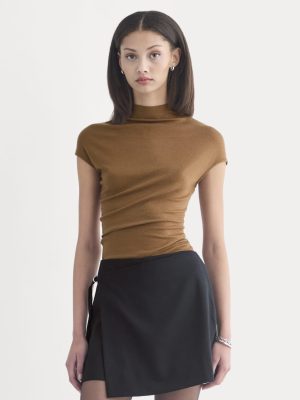 Twist Top in Butterluxe | Toffee