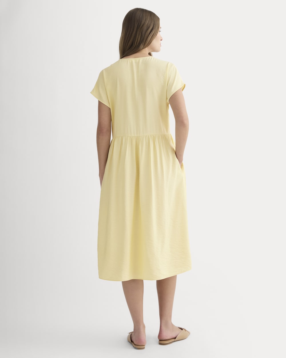 The Midi Dress in SoftLuxe | Banana Crepe - Image 4