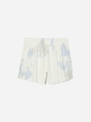 The Retro Jersey Short | Blue Slate Tie Dye