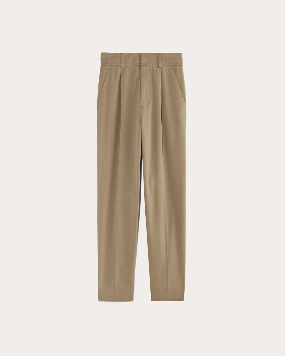 The Draper Tapered Pant in Buttersmooth | Ash Brown - Image 2