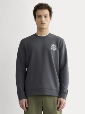 The Everlane x Parks Project French Terry Crew | Forged Iron / Natural