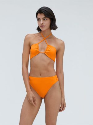 The High-Rise Cheeky Bikini Bottom | Turmeric