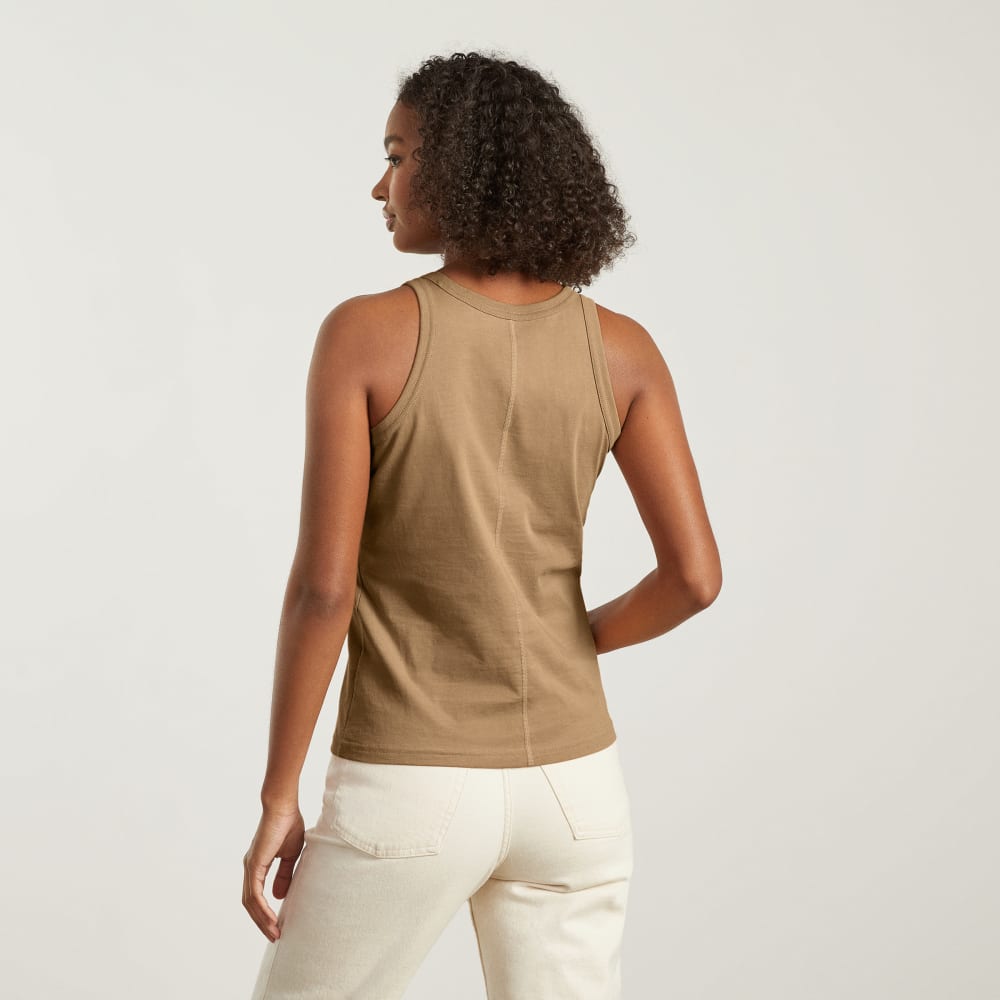 The Tank in Essential Cotton | Iced Coffee - Image 3