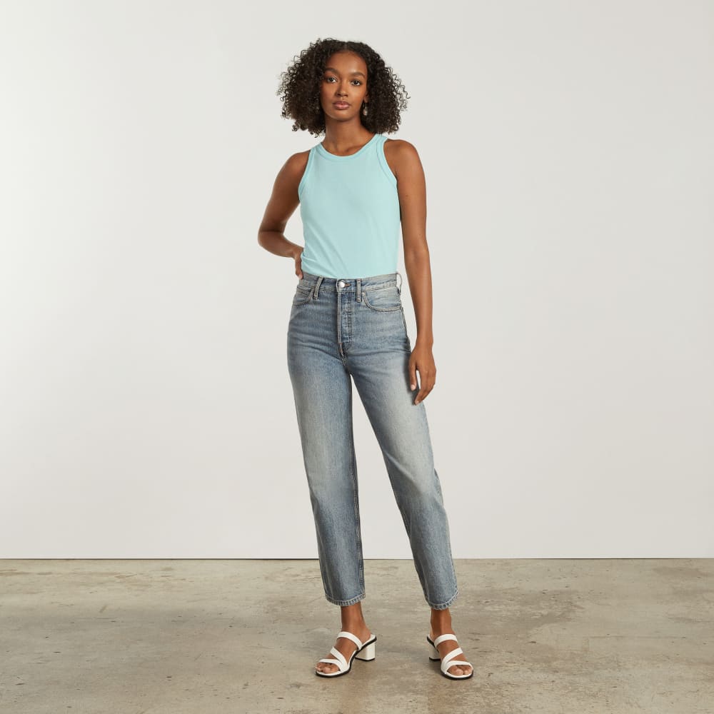 The Tank in Essential Cotton | Ice Blue - Image 6