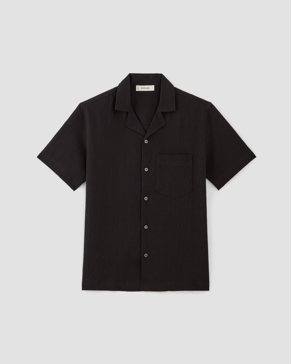The Seersucker Short-Sleeve Shirt | Black - Image 2