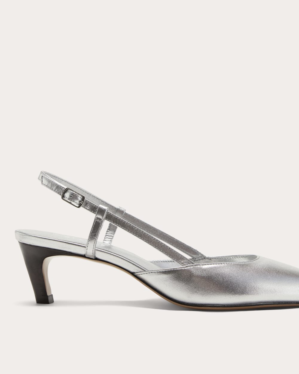 The Studio Slingback Heel | Silver - Image 6