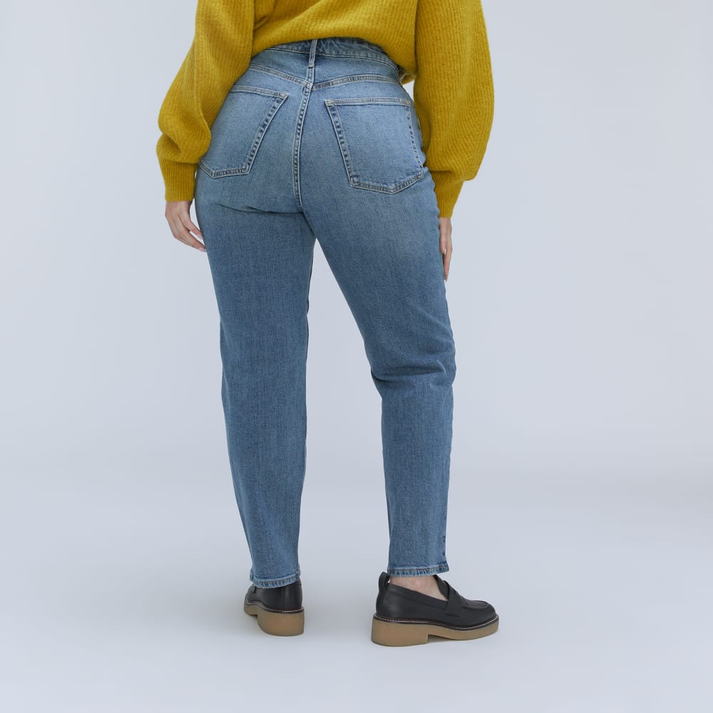 The Cheeky Hourglass Jean | Worn-In Mid Blue | 28.5 Inseam - Image 3