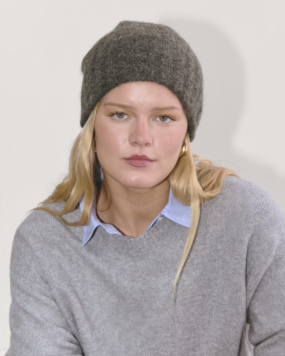 The Alpaca Beanie | Dark Charcoal - Image 2
