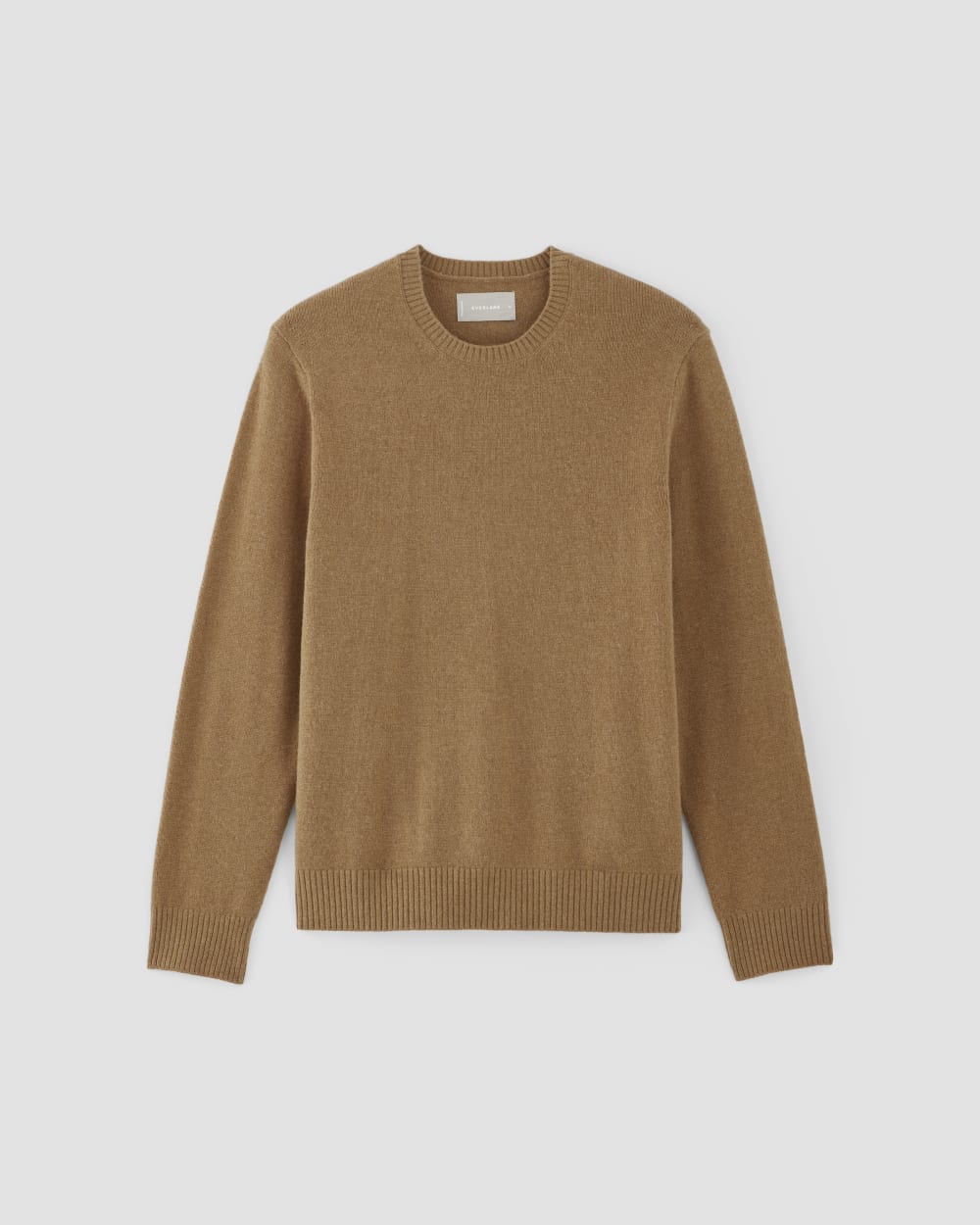 The Premium Merino Crew Neck Sweater | Deep Camel - Image 2
