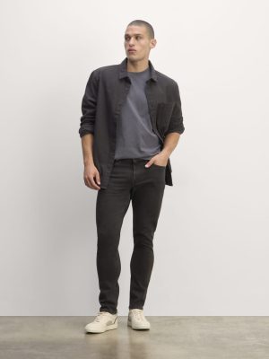 The Organic Cotton Slim-Fit Jean | Washed Black