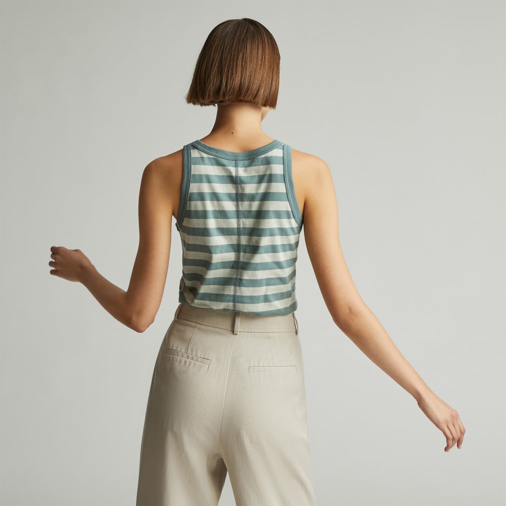 The Tank in Essential Cotton | Green Balsam / Seagrass - Image 3
