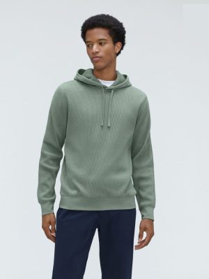 The Waffle-Knit Hoodie | Lily Pad