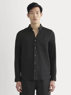 The Classic Shirt in Linen | Black