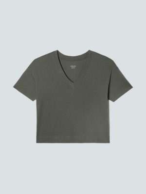The Organic Cotton Slouchy V-Neck | Kambaba
