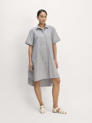 The Daytripper Dress | White / Black