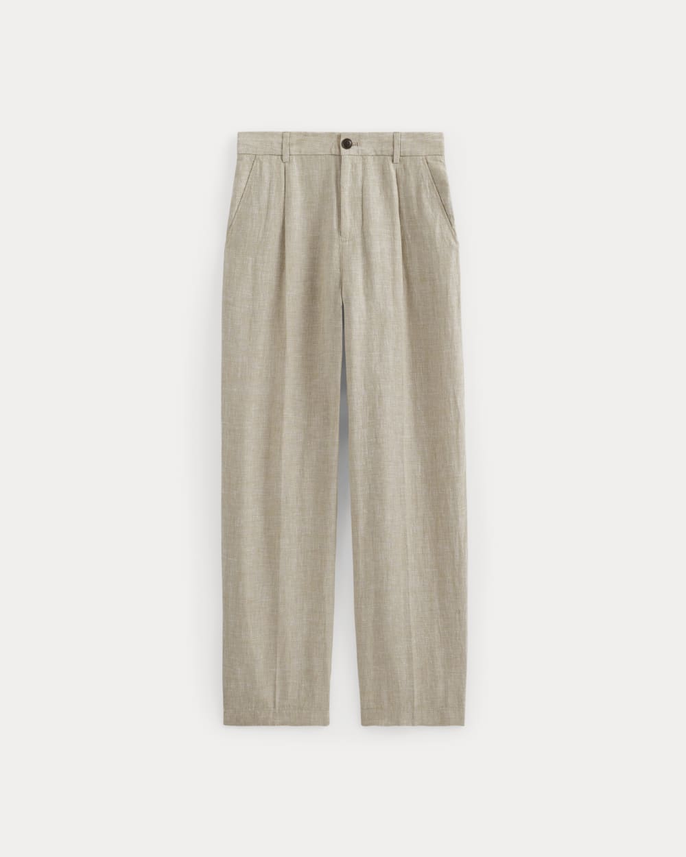 The Linen Pleated Trouser | Cornstalk Chambray - Image 2