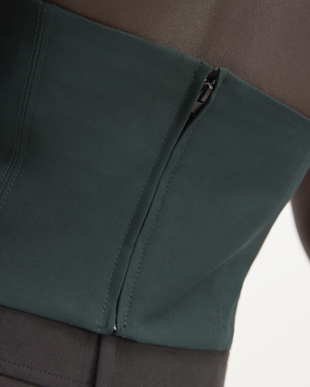 The Structured Cotton Bustier | Scarab - Image 5