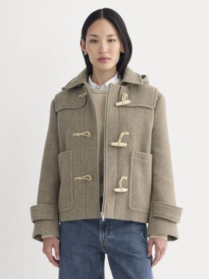 The ReWool Duffle Coat | Heather Taupe