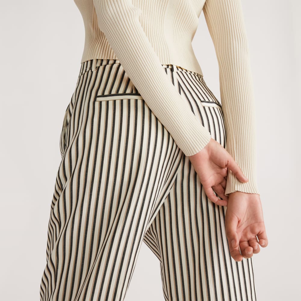 The Draper Tapered Pant in Buttersmooth | Ombre Stripe - Image 5