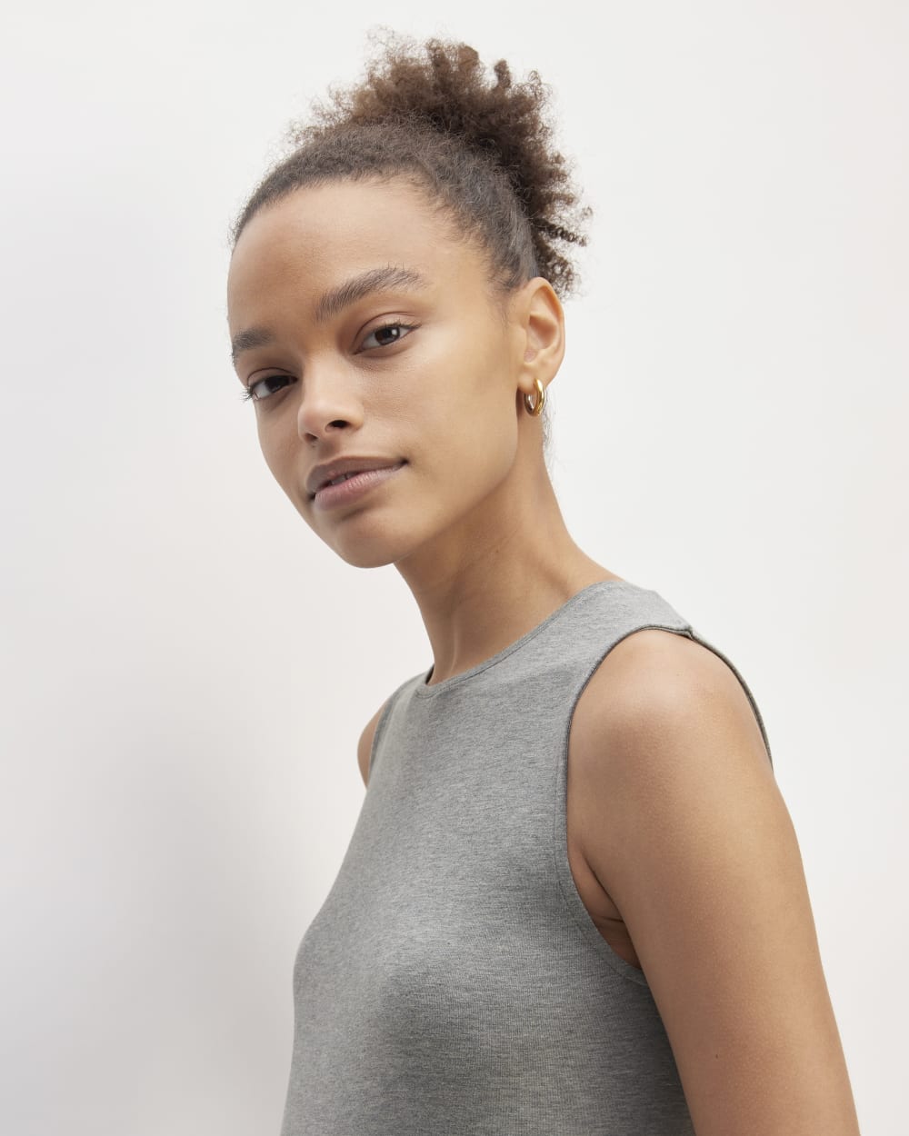 The Supima® Form Tank | Mid Heather Grey - Image 3