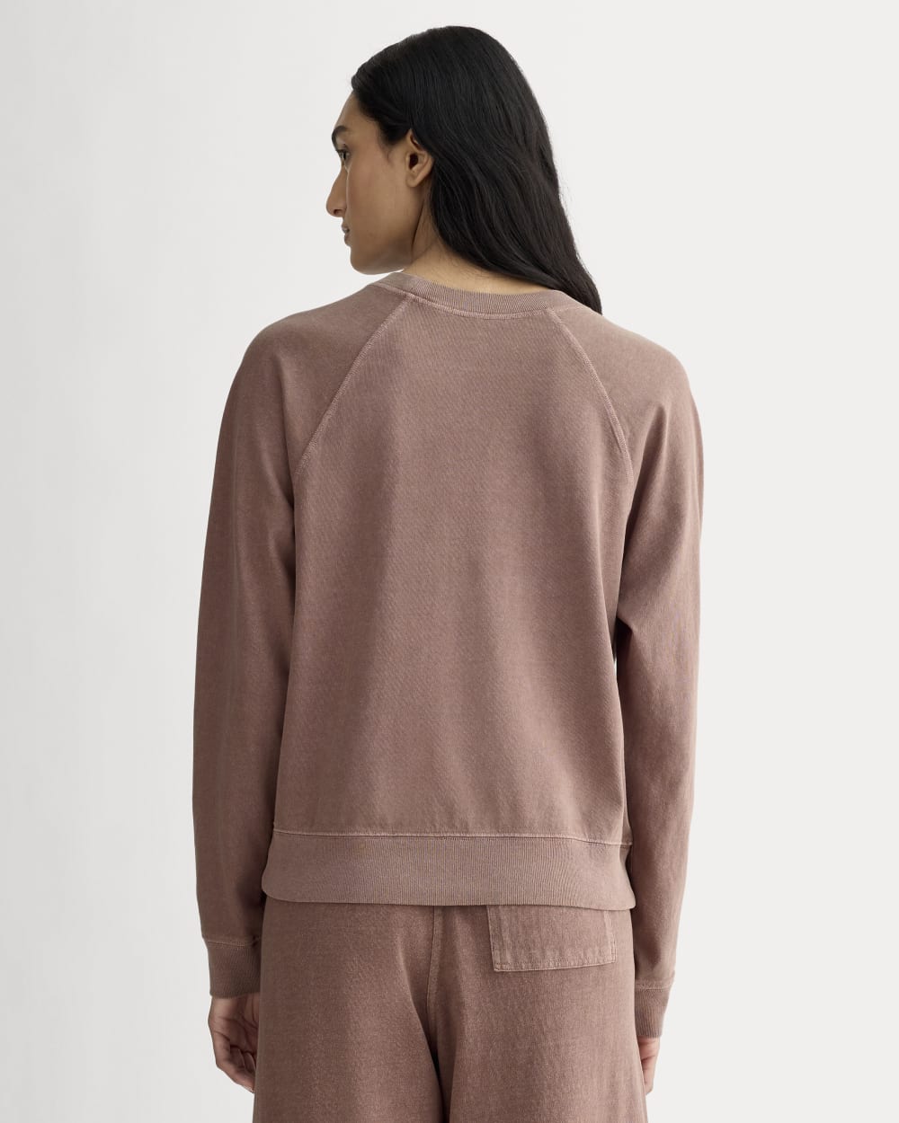 The Off-Duty Long-Sleeve Tee | Brown Garment Dye - Image 5