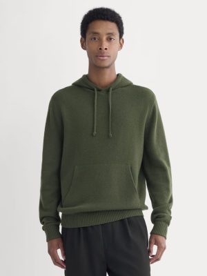 The Felted Merino Hoodie | Dark Forest