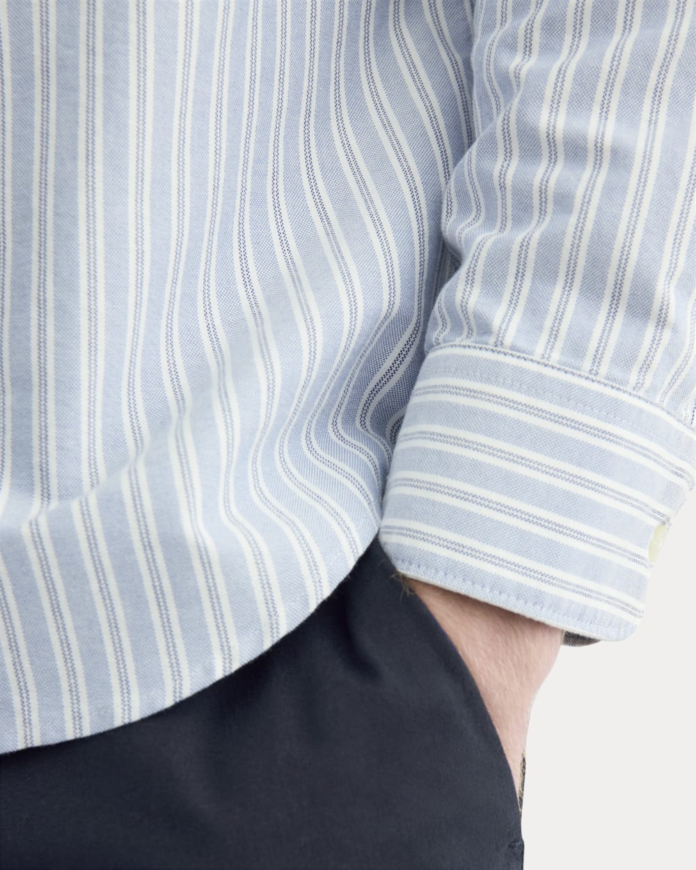 The Slim Oxford Shirt | Summer Sky Stripe | Standard - Image 4