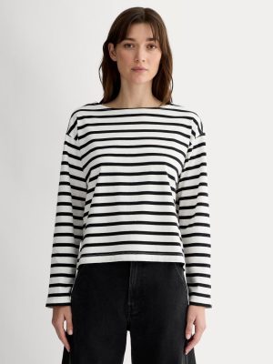 The Mariner Tee | Bone / Black