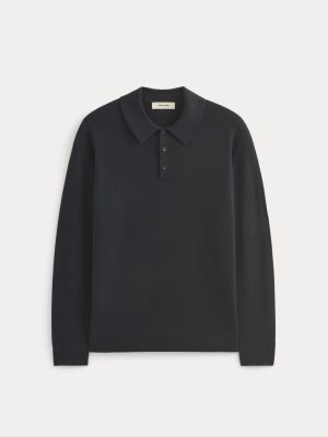 Ultrasoft Polo Sweater | Navy