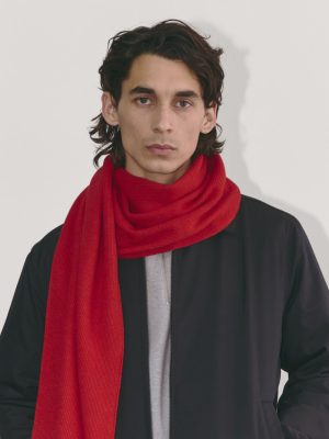 The Cabin Scarf | Classic Red