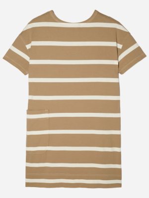 The Oversized Mariner Dress | Iced Coffee / Tan