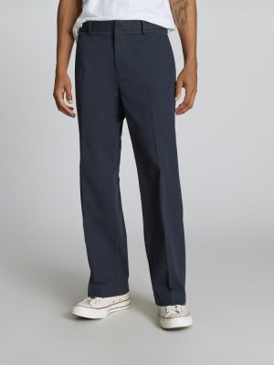 The Wide Leg Performance Chino | Deep Navy