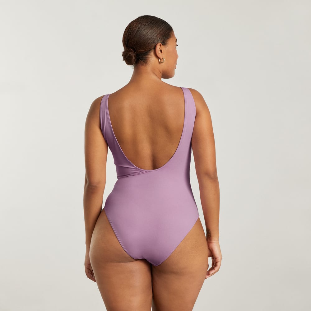 The Square-Neck One-Piece | Lilac - Image 2