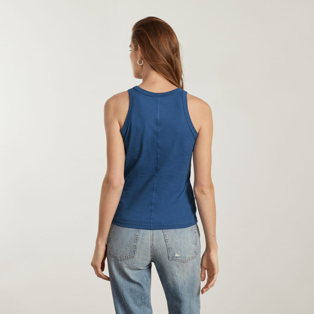 The Tank in Essential Cotton | Deep Blue - Image 3