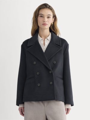 ReWool Short Peacoat | Deep Navy