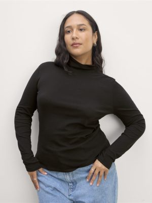 The Air Turtleneck | Black