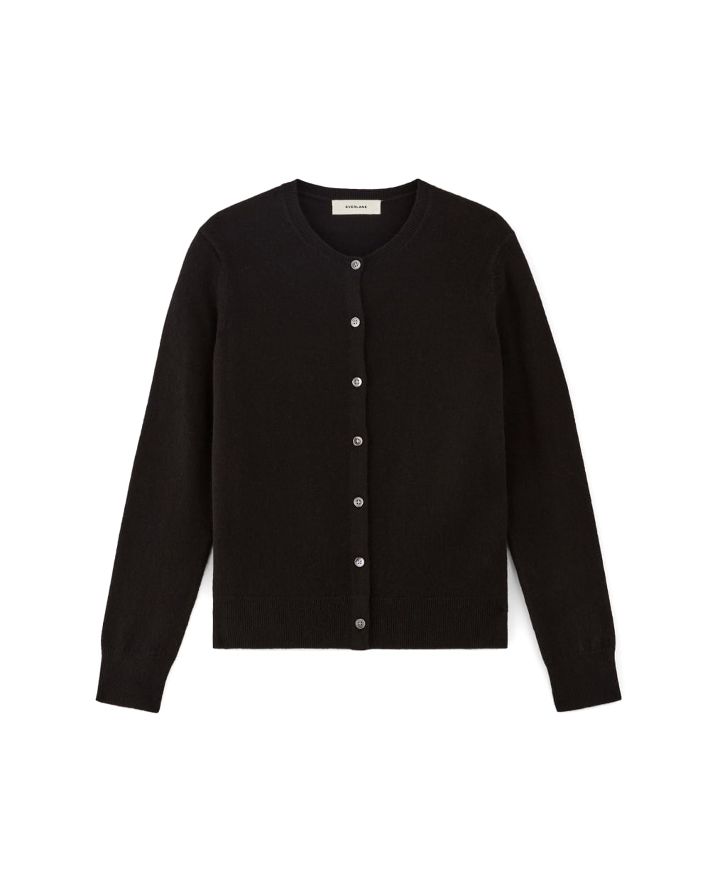 The Classic Cardigan in Cashmere | Black - Image 2