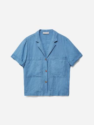 The Linen Workwear Shirt | Aegean