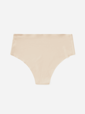 The Invisible High-Rise Thong | Light Tan