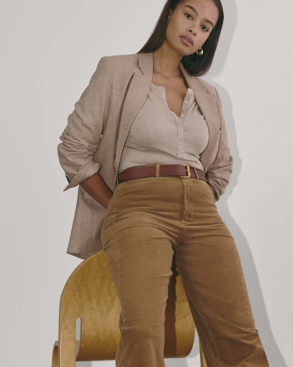 The Sailor Pant in Corduroy | Toasted Coconut - Image 4